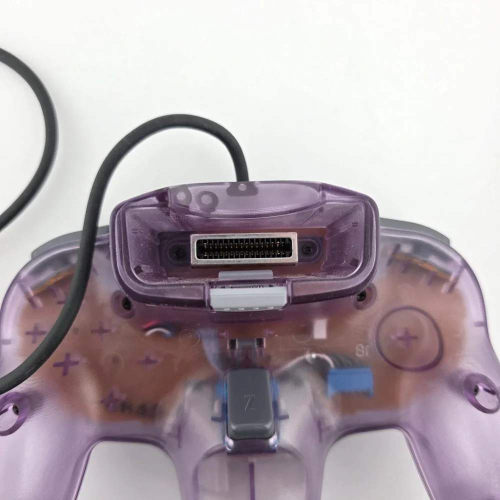Nintendo 64 N64 Controller Atomic Purple Translucent OEM Excellent Nostalgia